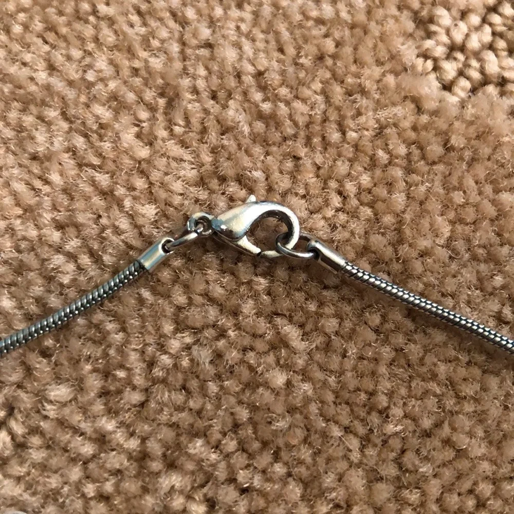 Women’s Short Silver & Turquoise Necklace